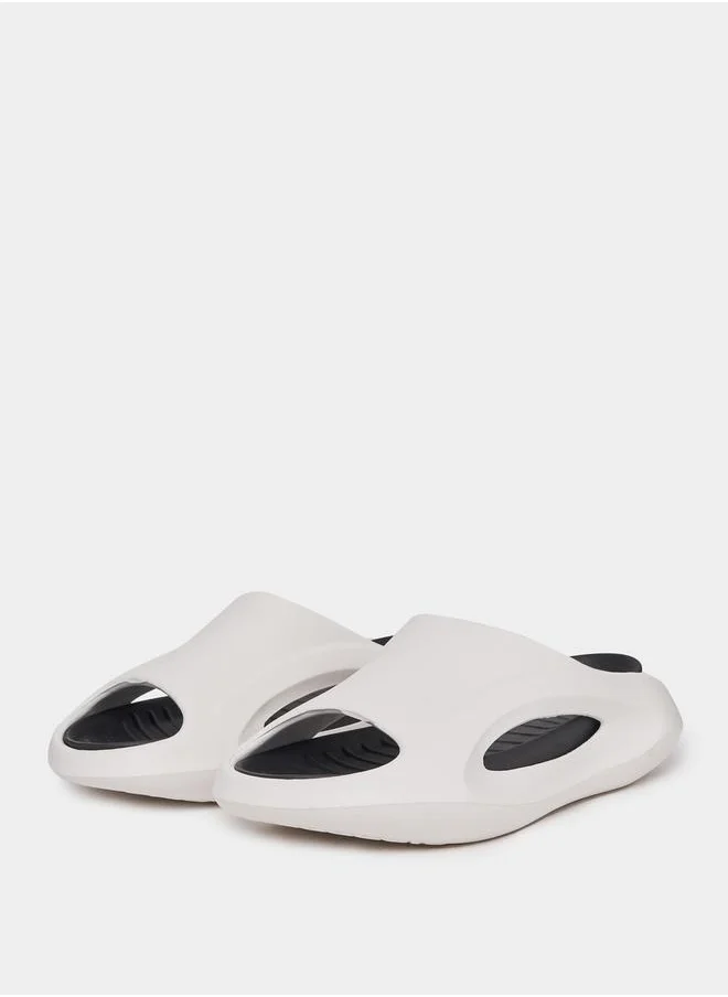 Styli Cut-Out Platform Sole Slides