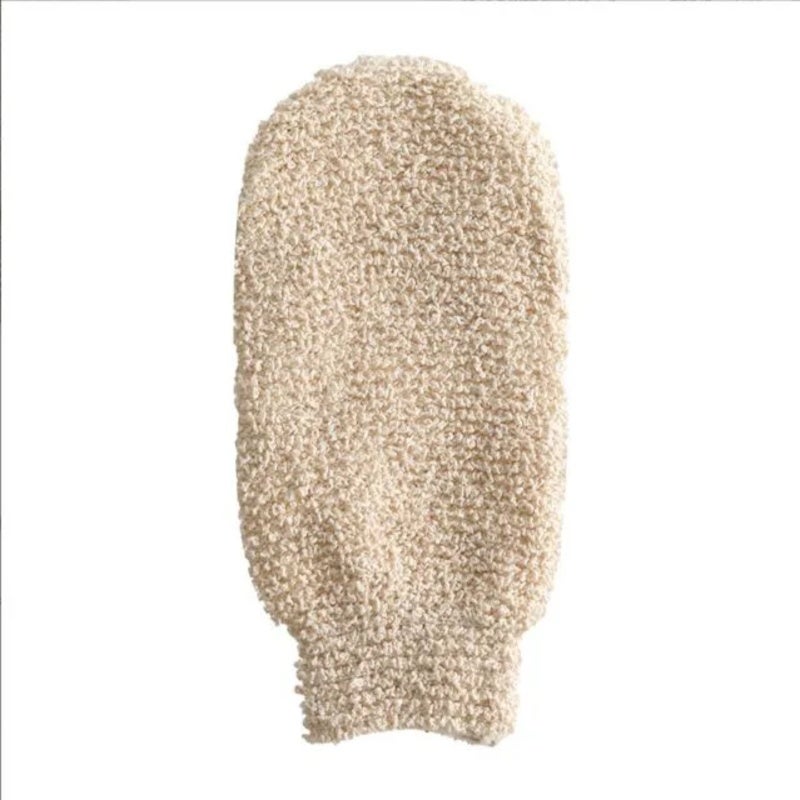 Bath Rubbing Gloves 22x11cm Natural Jute & Ramie Material - Gentle Exfoliation Dead Skin Removal Bath Foaming Towels for Home Bath Shower Use - Image 3