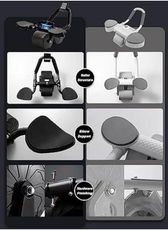 POWER Automatic Rebound Abdominal Wheel with Elbow Support,Ab Roller Workout Equipment for Men Women Ab Roller Wheel and Knee Pad  - Image 3