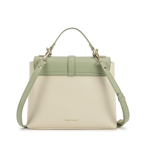 Fastrack Mini Vibe Satchel for Women| Small Faux Leather Satchel with Buckle & Button Lock | Crossbody or Top Handle Options | 3.95L Stylish Handbag for Everyday Adventures | Small Satchel Bag for Girls and Women - Image 5