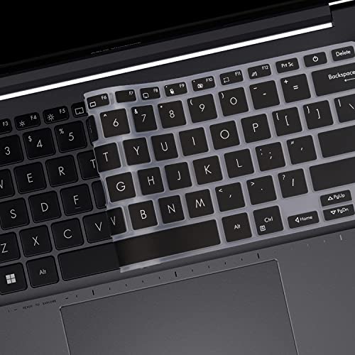 Saco Laptop Keyboard Cover Skin for 2022 OLED ASUS Vivobook 14 X1405ZA, Vivobook S14 Flip TN3402QA/ S3402ZA, Zenbook 14 UX3402ZA 14 Inch Laptop(Not Fit for ASUS Vivobook S14 S3407/M3407/M1407/X1407) - Image 4