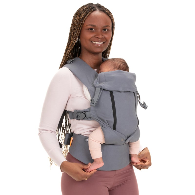 Beco 8 Baby Carrier from Newborn to Toddler (7-45lbs) - All in 1 Hybrid Front, Hip and Backpack Style Carrier with Breathable, Cooling Mesh - Dark Grey - Image 1