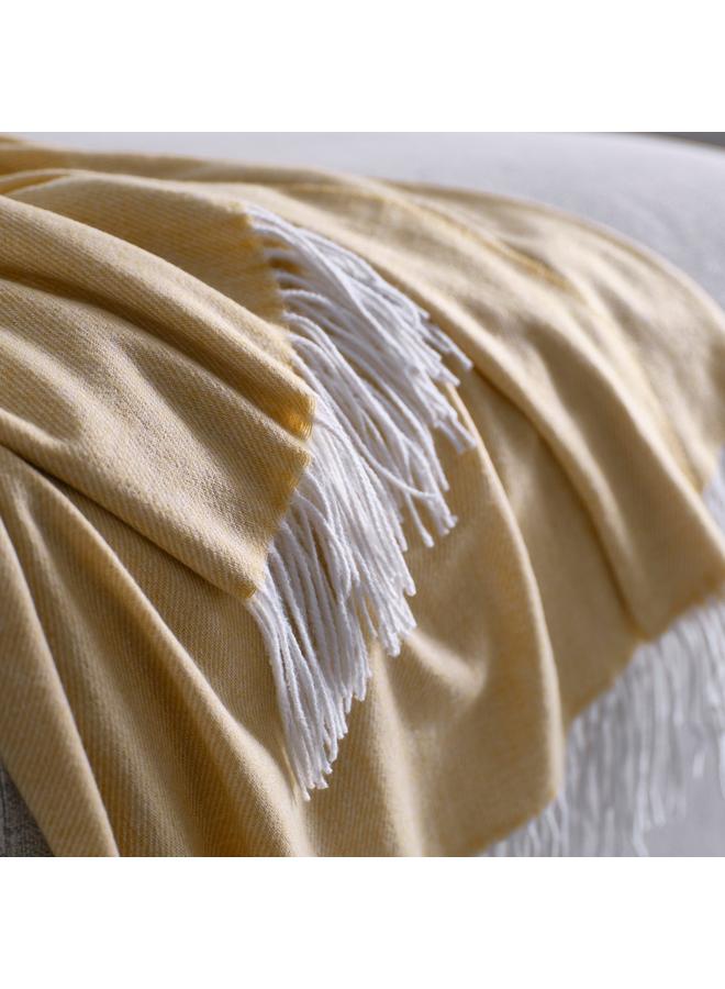 Zaboon Throw, Beige-Yellow, 120X160 Cm - Image 2