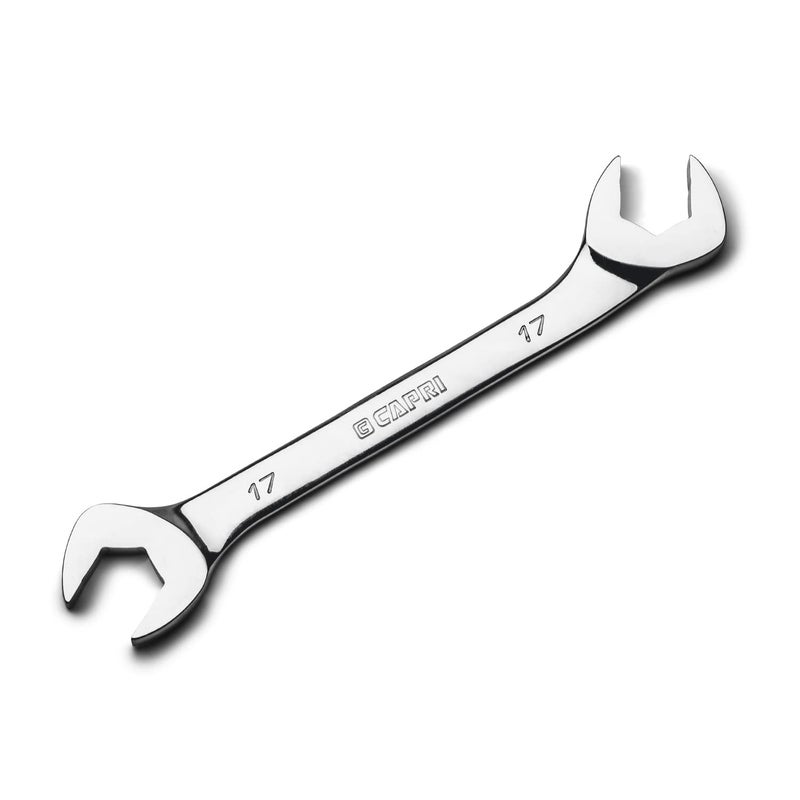 Capri Tools 17 mm Angle Open End Wrench 30 and 60 angles Metric