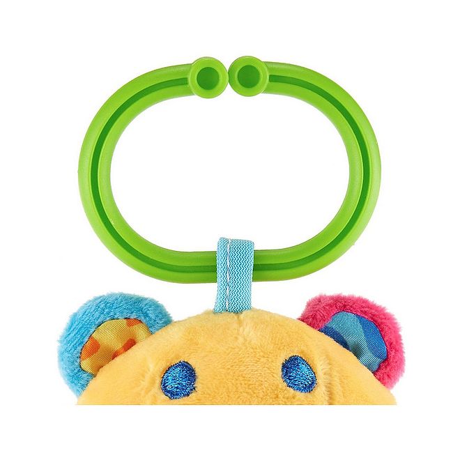 Pixie Multicolour Baby Bear Rattle Toy for 0 Months - Sensory Development & Hand-Eye Coordination - Image 3
