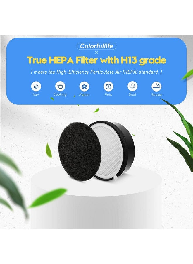 Colorfullife 3 Pack LV-H132 Replacement Filter Compatible with LEVOIT LV-H132 Air Purifier Filter Replacement, H13 True HEPA Filter, Activated Carbon Filter, Pre Filters, Part # LV-H132-RF - Image 3