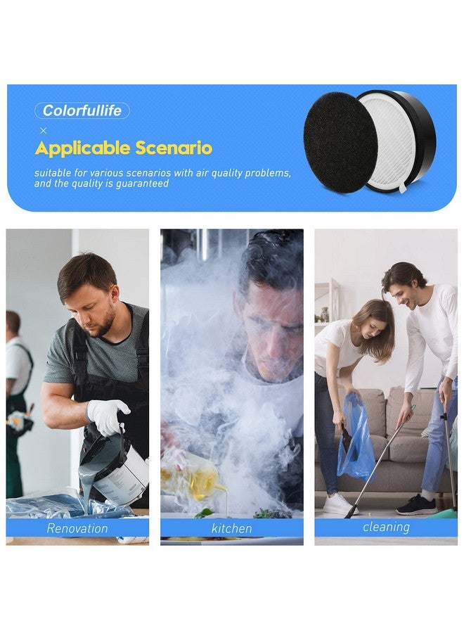 Colorfullife 3 Pack LV-H132 Replacement Filter Compatible with LEVOIT LV-H132 Air Purifier Filter Replacement, H13 True HEPA Filter, Activated Carbon Filter, Pre Filters, Part # LV-H132-RF - Image 5