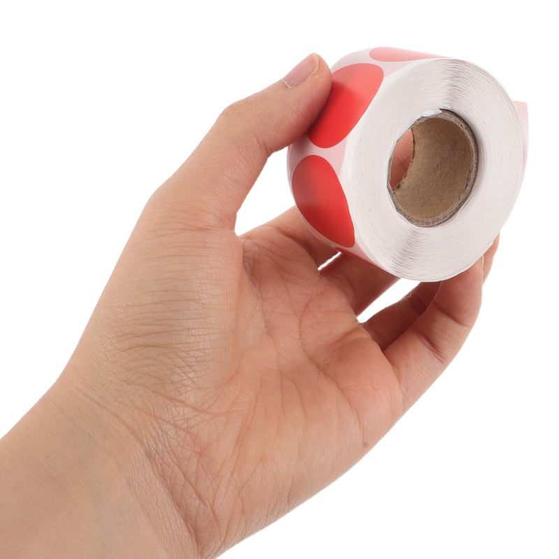 2 Rolls Red Writable Circle Sticker Labels For Kitchen Pantry Organization - Image 5
