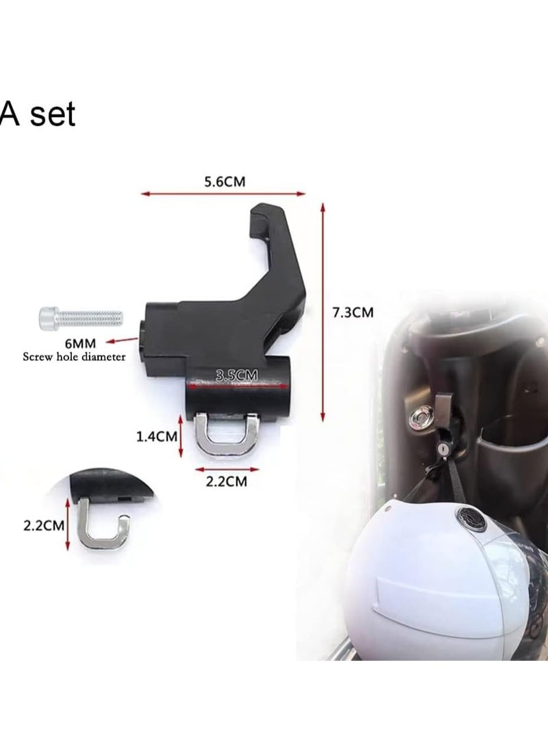 SYOSI Motorcycle Helmet Lock 2-in-1 Helmet Hook Lock Anti Theft Motorcycle Helmet Security Lock with Keys for Motorcycle E-Bike Bicycle - Image 3