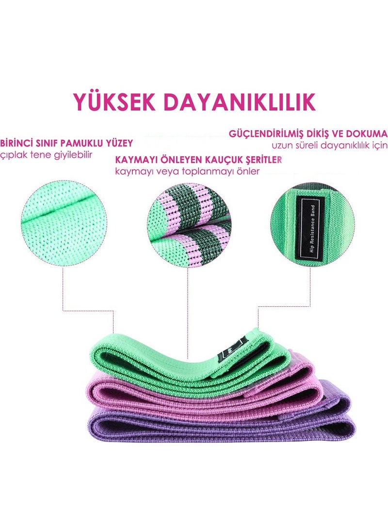 Technosmart Loop Band Resistance Band Sports Exercise Aerobics Pilates Squat Band Fitness Yoga  - Image 2