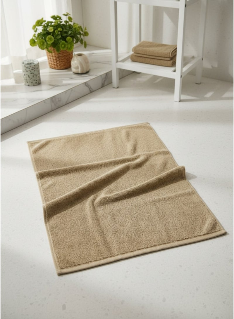 توالا دواسه - قطن طبيعي 100% بيج , 50×70 سم , فائقة النعومة، سريعة الجفاف، جودة ممتازة للمنزل والفنادق - Image 1