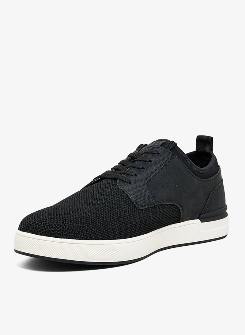 Steve Madden Men's Black Mdol Low Top Sneakers