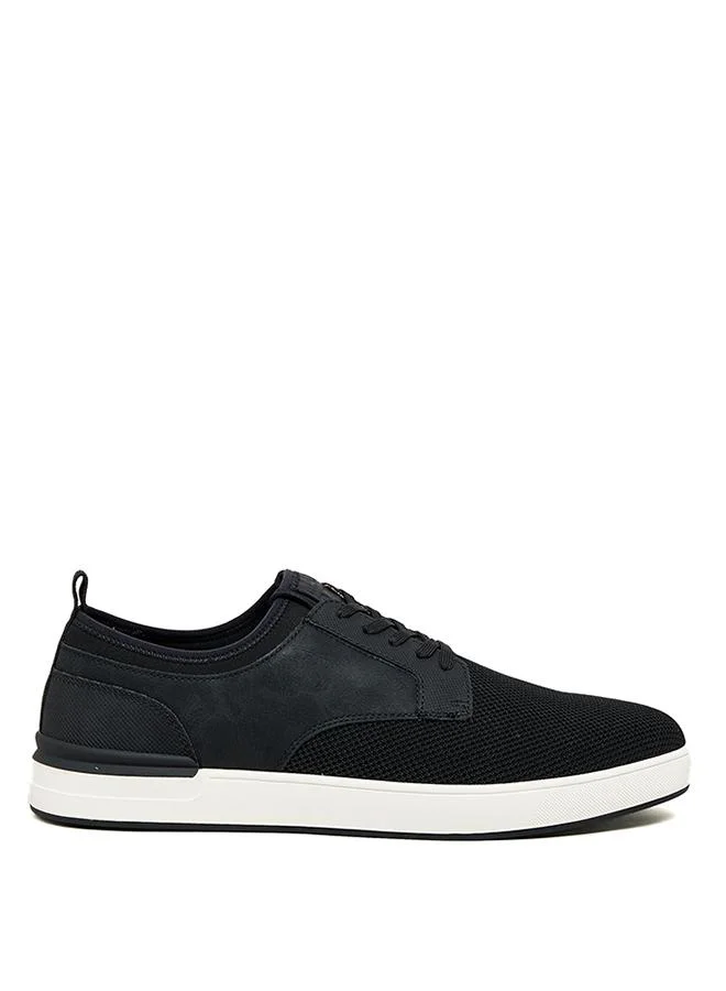Steve Madden Men's Black Mdol Low Top Sneakers