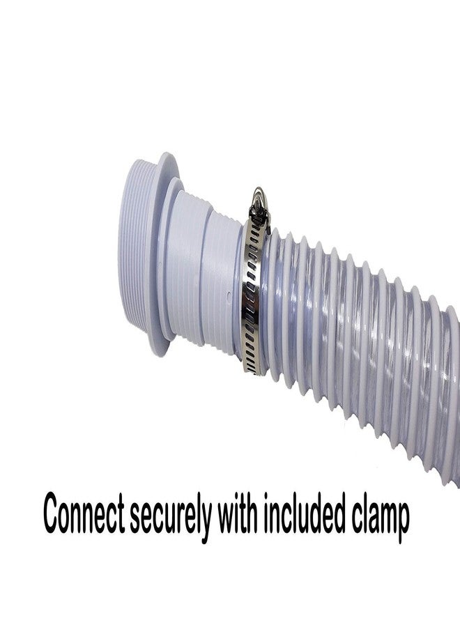 Sealproof Pool Hose Adapter, 30 Configurations, Compatible with Most Pumps, Skimmers, and Filters, White - Image 4