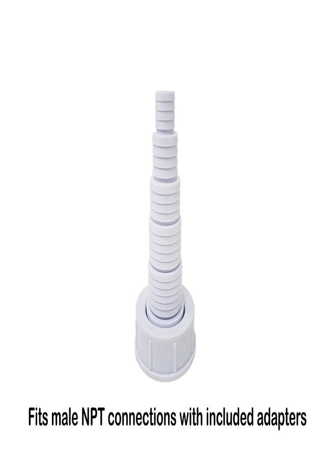 Sealproof Pool Hose Adapter, 30 Configurations, Compatible with Most Pumps, Skimmers, and Filters, White - Image 5