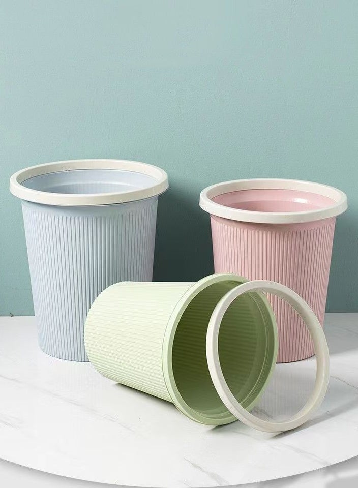 موندا مجموعة سلة المهملات 3 قطع مصنوعة من البلاستيك عالي الجودة ومناسبة للاستخدام في المنزل والمكتب - Image 2