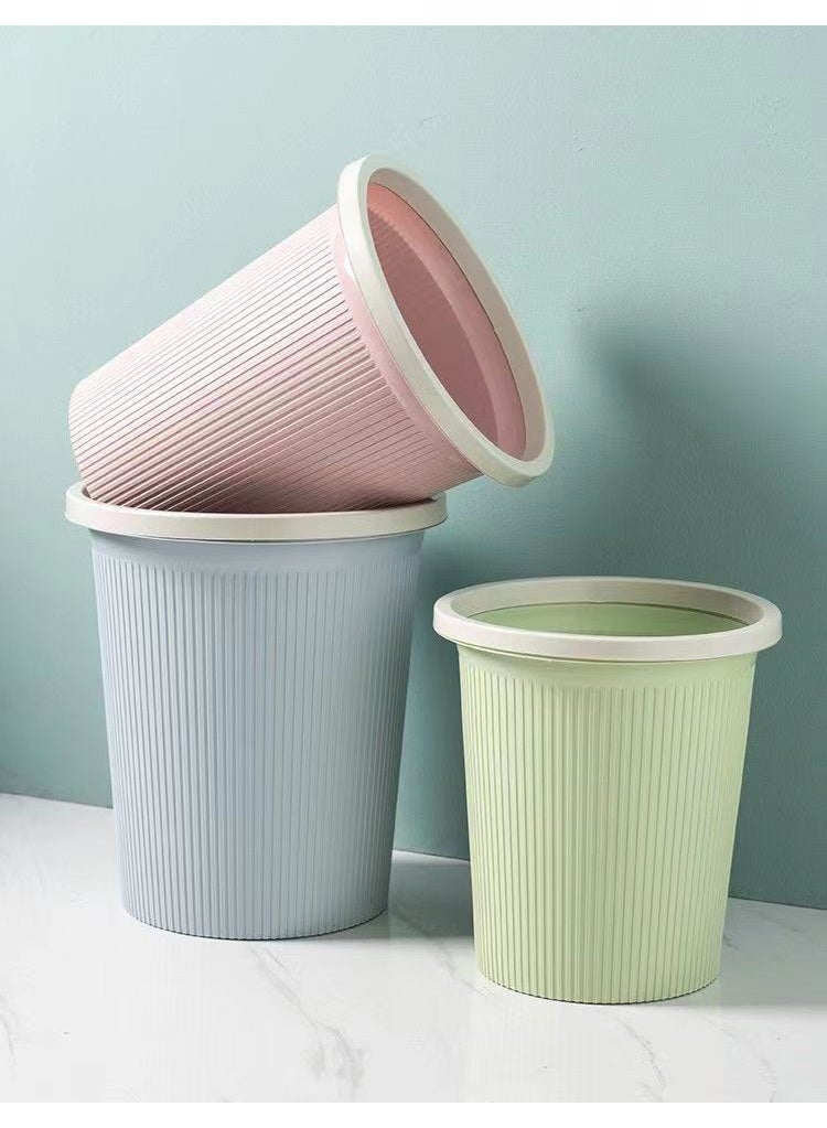 موندا مجموعة سلة المهملات 3 قطع مصنوعة من البلاستيك عالي الجودة ومناسبة للاستخدام في المنزل والمكتب - Image 4