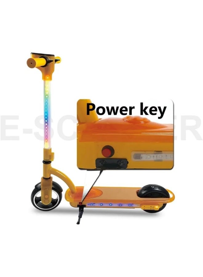 Challengers E66 24V Electric Scooter for Children, Yellow - Image 2