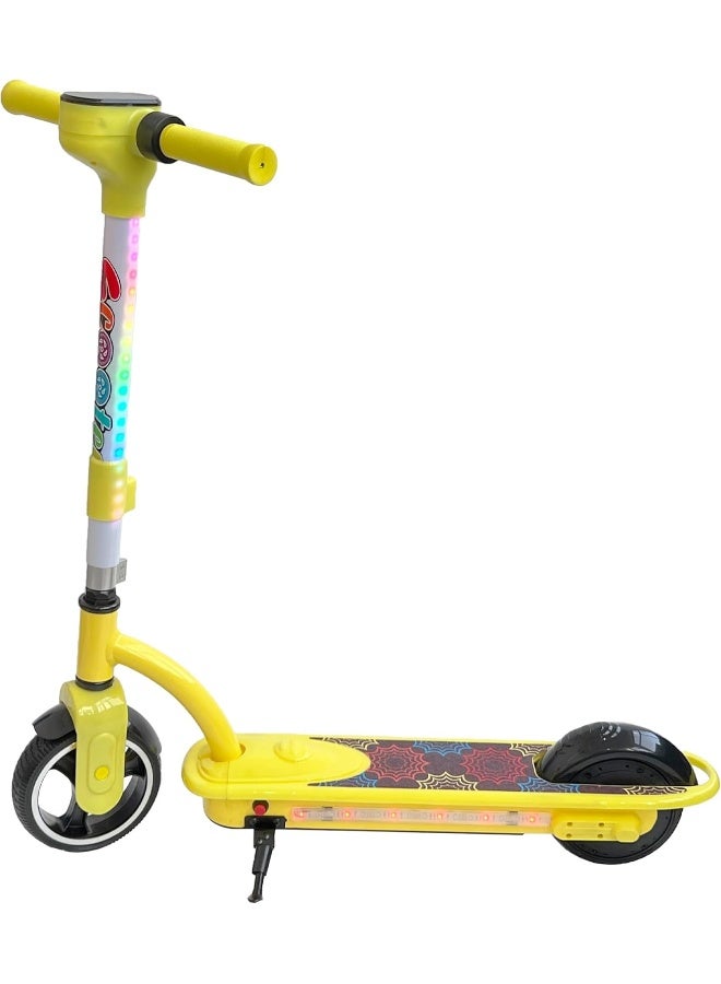 Challengers E66 24V Electric Scooter for Children, Yellow - Image 1