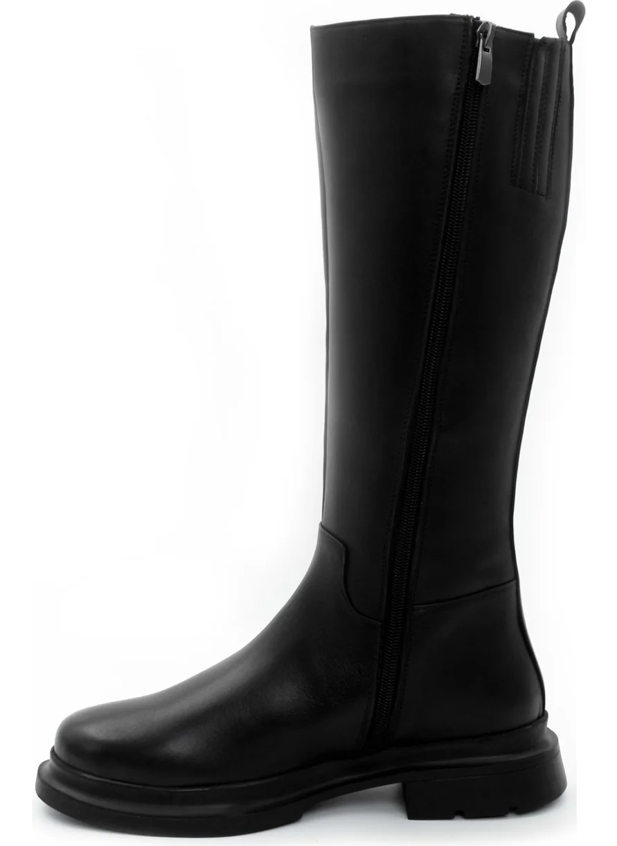 Fast Step Genuine Leather Fur Women's Classic Boots 916KZA236253