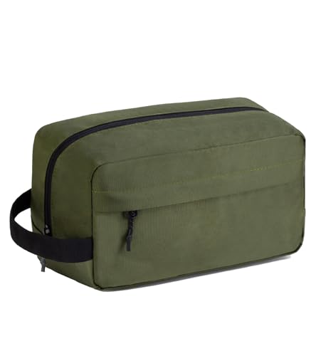Vorspack Travel Toiletry Bag for Men Hanging Toiletries Bag Water Resistant Travel Bag for Toiletries Accessories Army Green - Image 2