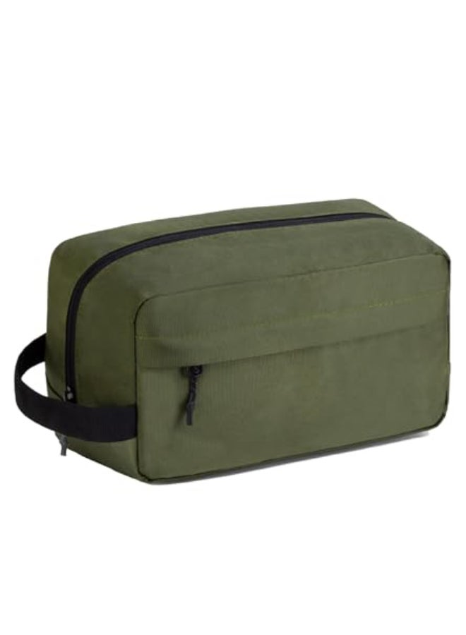 Vorspack Travel Toiletry Bag for Men Hanging Toiletries Bag Water Resistant Travel Bag for Toiletries Accessories Army Green - Image 1