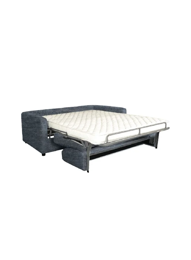 Micasa Elegant Design Pull Back Sofa Bed with Mattress Dark Grey 76 x 104 x 194 cm 10003217 D.GREY