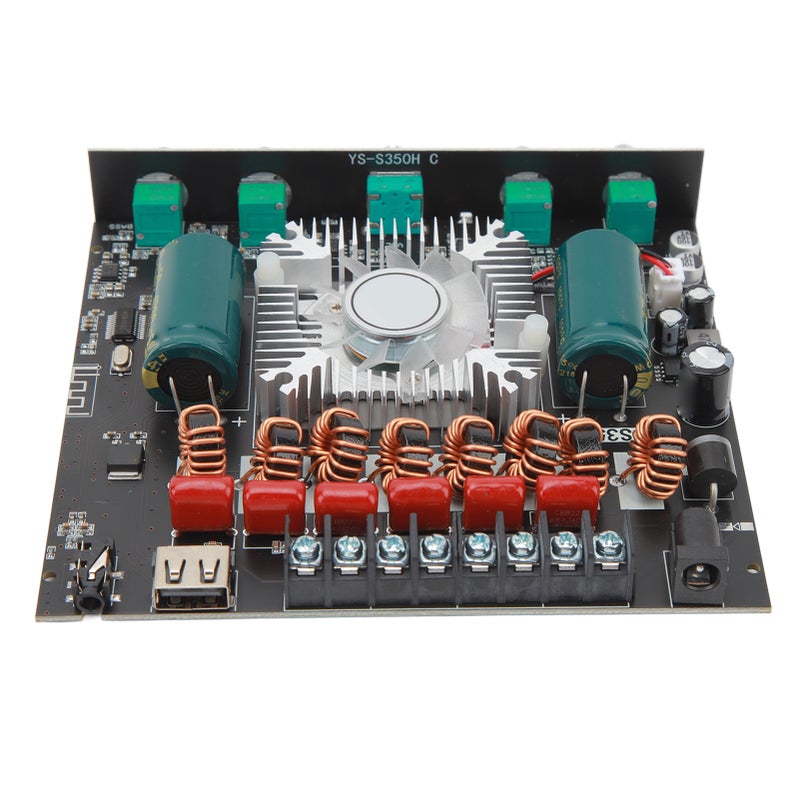 Bluetooth Power Amplifier Board: 2.1 Channel 220W X 2+350W PMPO - TPA3255 HiFi Chip Bass Treble Control Power Amplifier Module With Multi-Protection For Home Audio System Custom DIY Speakers - Image 4
