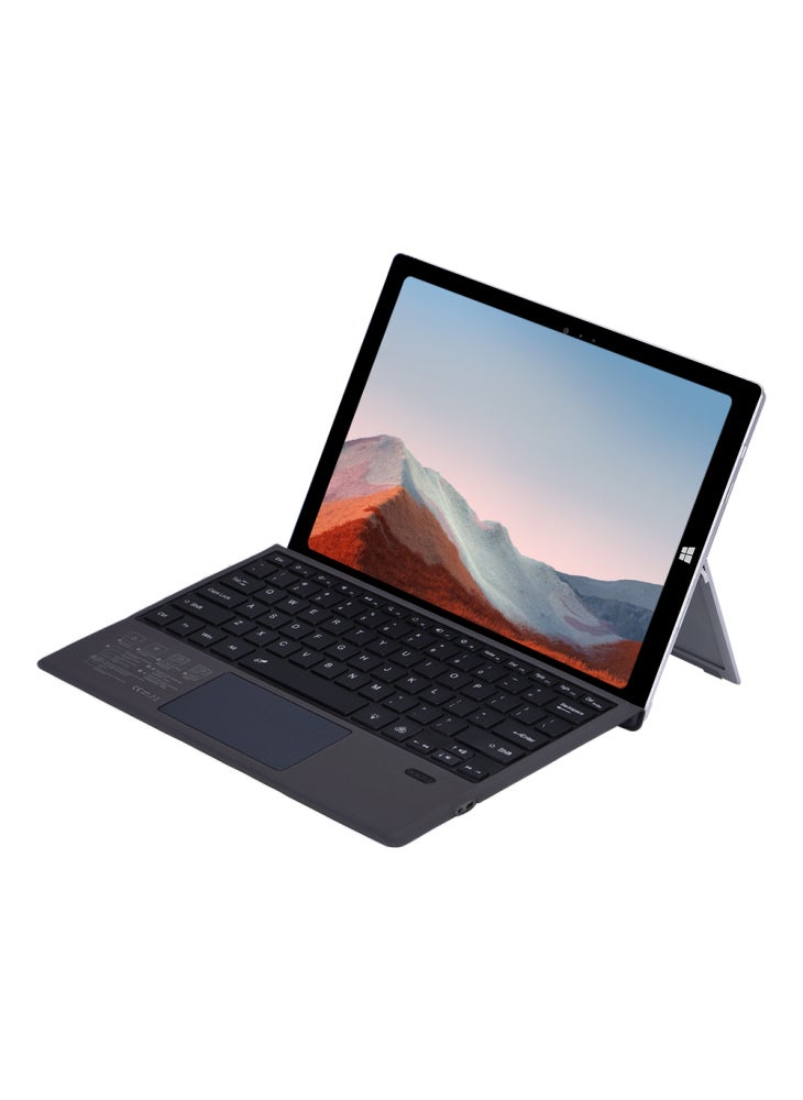 لوحة مفاتيح 1109-D متوافقة مع تقنية البلوتوث لأجهزة Microsoft Surface Pro 7+/7/6/5/4/3 اللوحية المزودة بلوحة لمس وإضاءة خلفية - Image 4