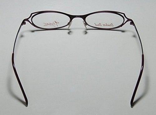 THALIA SODI Thalia Samba For Ladies/Women Cat Eye Full-Rim Shape Stainless Steel Authentic Eyeglasses/Eyeglass Frame (48-18-135, Shiny Purple) - Image 5