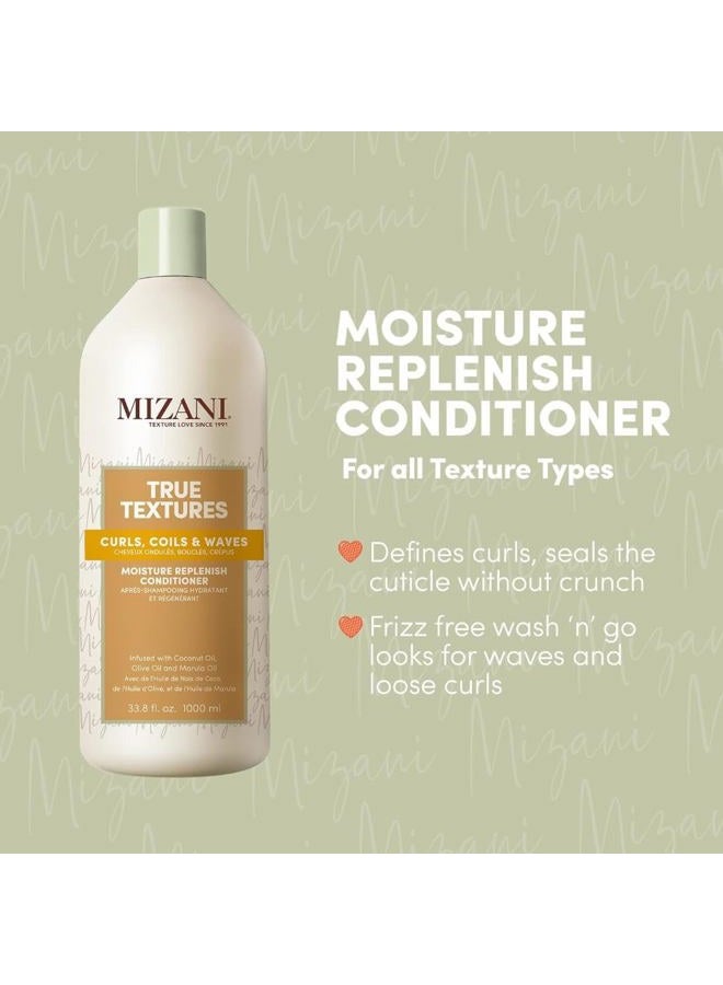 Mizani Moisture Replenish Conditioner, 33.8 Fl Oz - Image 3