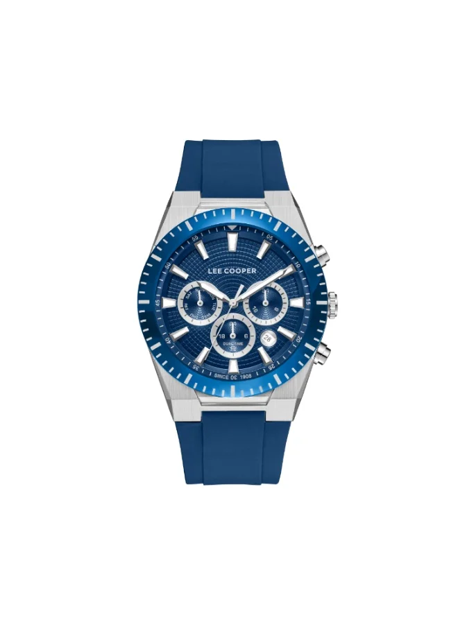 لي كوبر Men's Silicone Multi Function Watch LC08088.399 - 42 mm