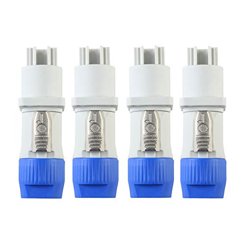 Wecan 4 Packs Powercon Connector Female Plug, 3-Pin PowerCon Female Jack AC Connector for Stage Lighting and Speakers - Image 3