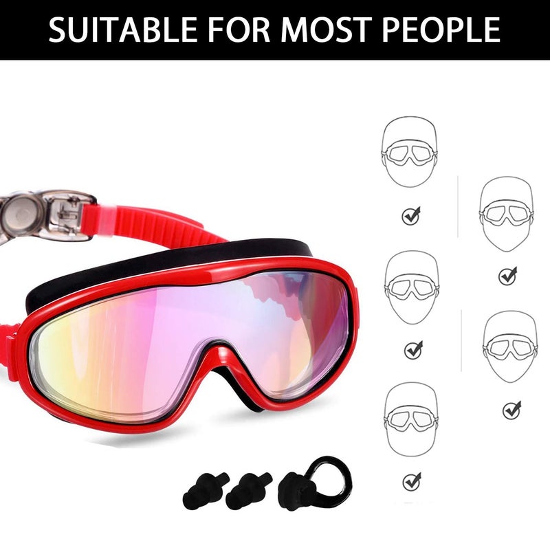 Young4us 2 Pack Kids Swim Goggles, Swimming Glasses for Children from 3 to 15 Years Old - Image 3