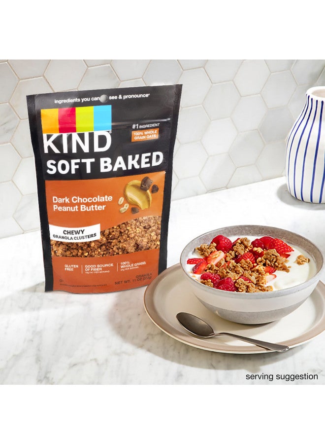 KIND KIND Soft Baked Granola, Dark Chocolate Peanut Butter, 11 oz bag  - Image 5