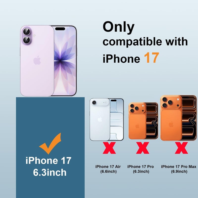 TWEGGON Clear Case for iPhone 17 6.3", Protective Clear Case for Apple iPhone 17 6.3" - Image 3