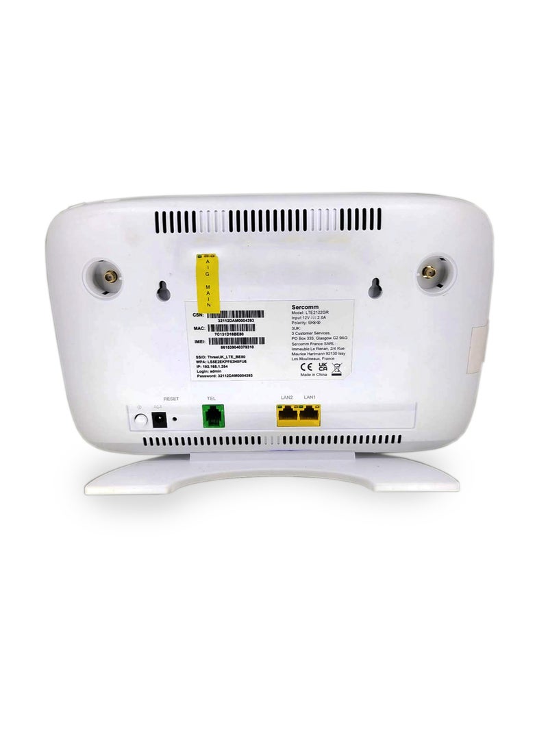 Sercom - 4G Hub Router Cat18 600Mbps LTE Mobile Wi-Fi Router with RJ11 Tel Port and 2  External Antennas - Image 1