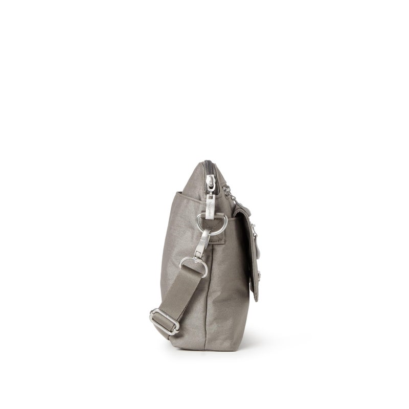 Baggallini Lets Escape Crossbody Bag for Women - 8.75 x 8 inch Medium Travel Handbag w/RFID card slots & Quick Access Pocket - Image 2