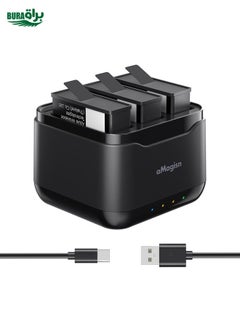 BURAQ For DJI Osmo Action 5 Pro AMagisn Battery Charging Holder  - Image 1