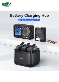 BURAQ For DJI Osmo Action 5 Pro AMagisn Battery Charging Holder  - Image 2