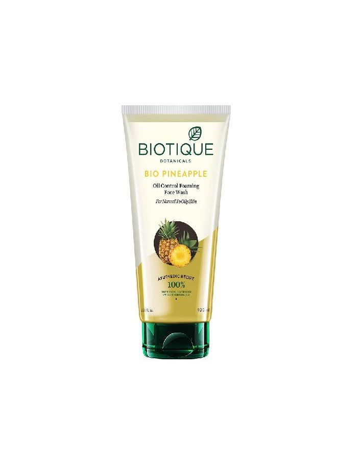 Biotique غسول الوجه المتوازن بزيت الصنوبر والتفاح للبشرة الدهنية 100 مل  - Image 3