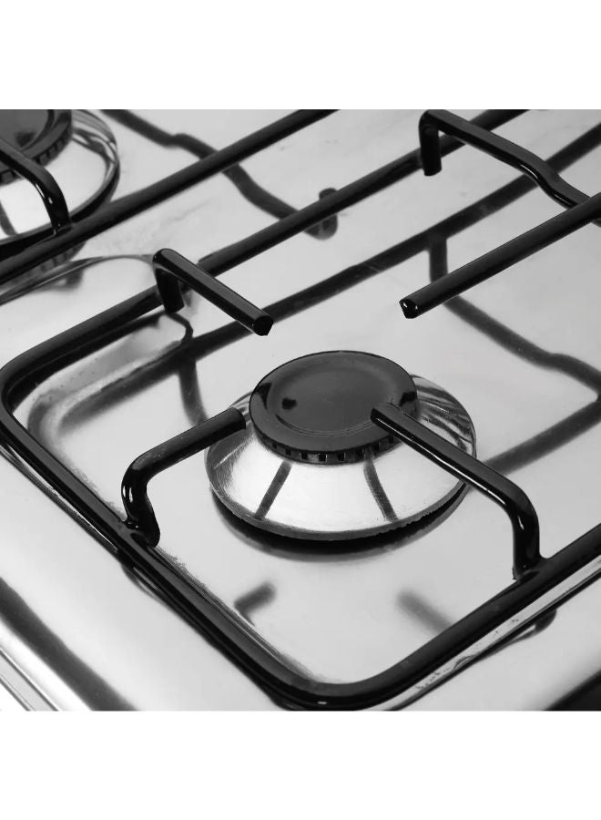 الأهرام بوتاجاز غاز 50 سم غطاء زجاج مقاوم للحرارة ستانلس ستيل - Image 4