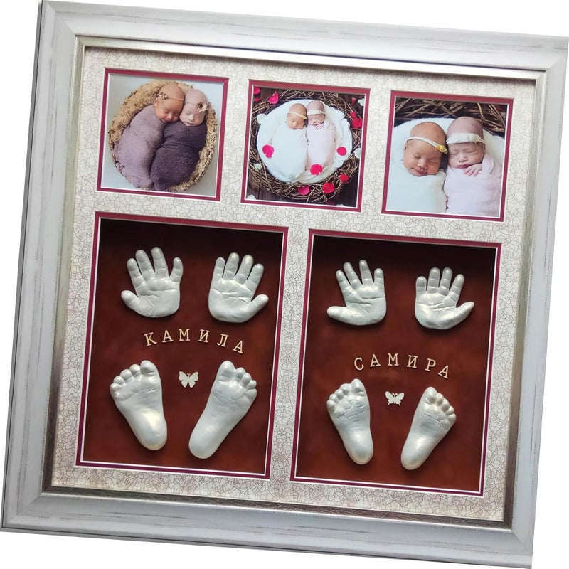 Hand Casting Kit Newborn Keepsake Molding Powder for Handprint and Footprint Memories Non-Toxic for First Birthday Nursery Decor - Image 4