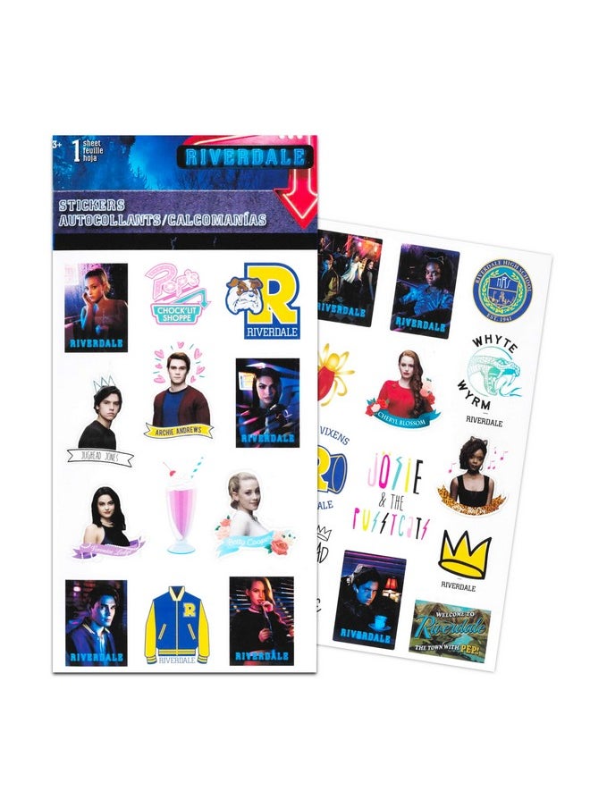 Riverdale - Riverdale Party Supplies Set ~ Riverdale Merchandise Bundle Includes 100 Riverdale Stickers 8 Sticker Sheets Riverdale Crafts (Riverdale Party Supplies) - Image 1