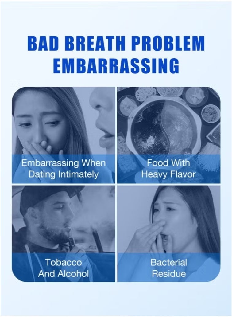 Lemon Multi Effect Fresh Oral Spray 20ml, Bad Breath Treatment for Adults, White Peach Flavor Mouth Freshener, Effective Mouth Spray, Breath Freshener Spray, Oral Care Spray, Mouth Healthy Care - Image 5