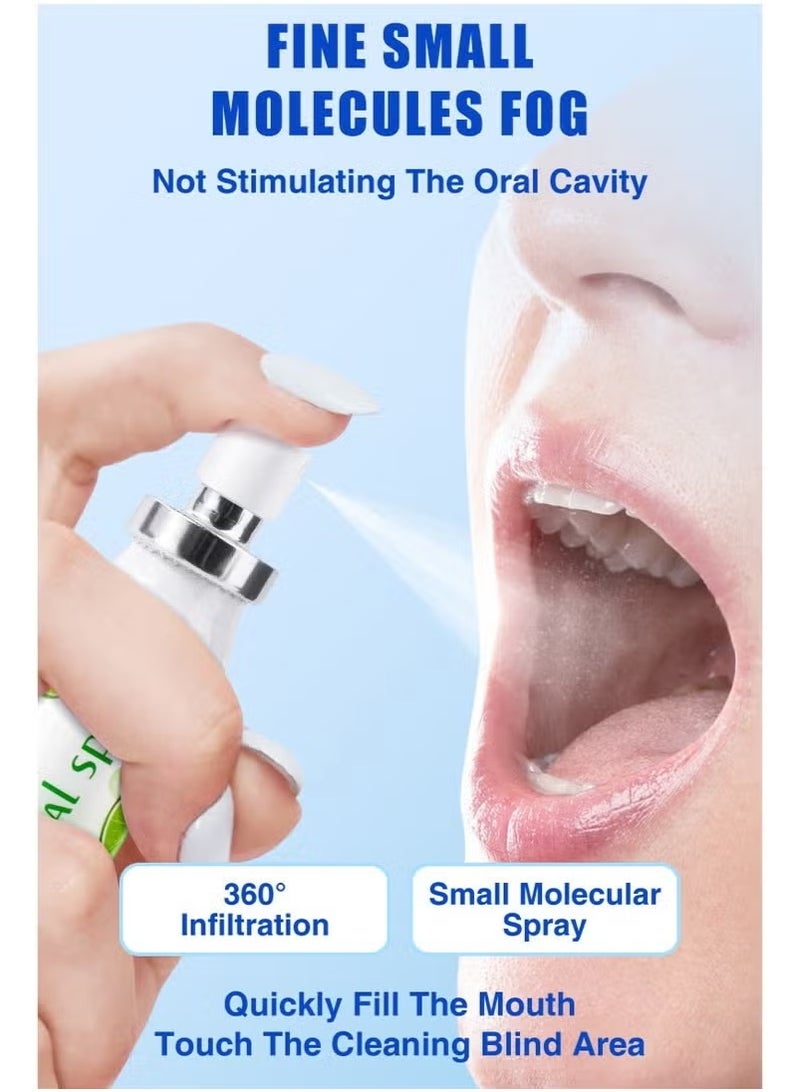 Lemon Multi Effect Fresh Oral Spray 20ml, Bad Breath Treatment for Adults, White Peach Flavor Mouth Freshener, Effective Mouth Spray, Breath Freshener Spray, Oral Care Spray, Mouth Healthy Care - Image 2