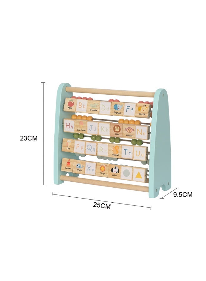 COGNIKIDS Double-Sided Abacus for Kids – Montessori Counting & Math Learning Tool – Wooden Bead Frame with Numeric Scale – Early Math Toy for Addition, Subtraction & Fine Motor Skills Development - Image 4