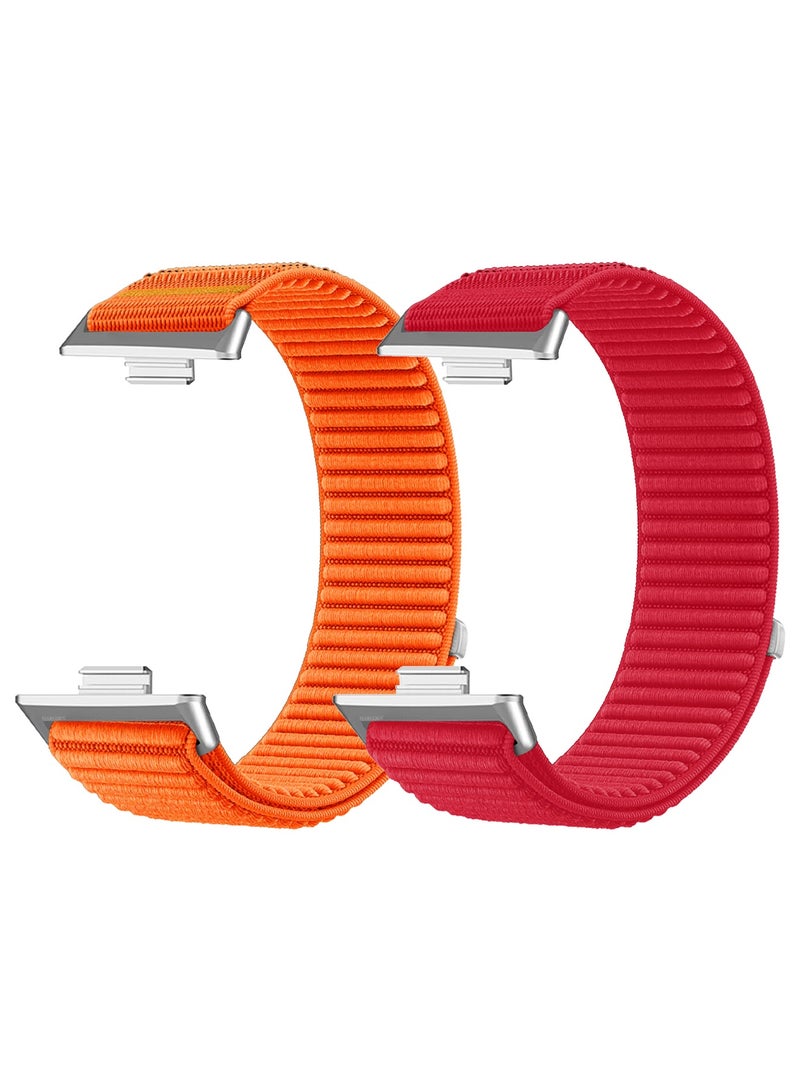 2 Pack of Premium Loop Watch Band for Watch 4 & Watch 4 Pro – Adjustable, Soft & Durable Replacement Strap - Image 1