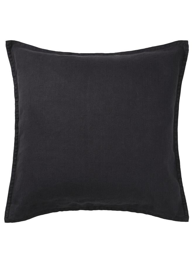 زبون غطاء وسادة، أسود، 50×50 سم - Image 1