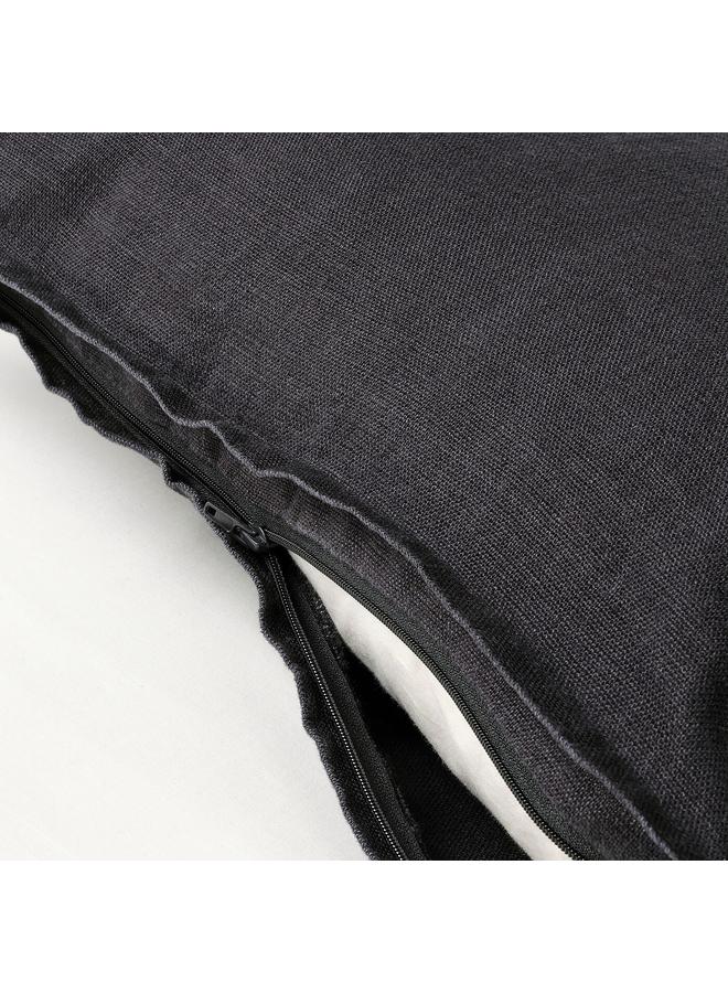 زبون غطاء وسادة، أسود، 50×50 سم - Image 4